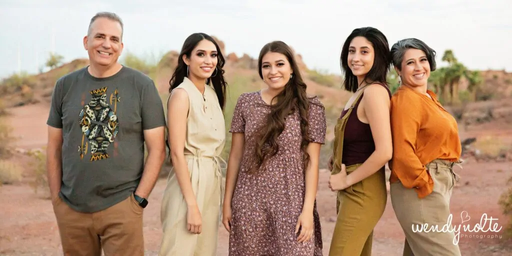 golden hour family photographer in arizona